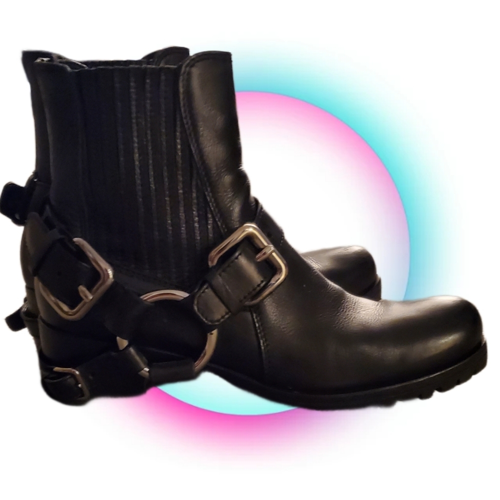 MIU MIU Motorcycle Harness Boots